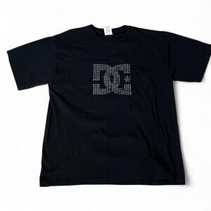 DC Shoes USA Deadstock Black Logo T-shirt, Large